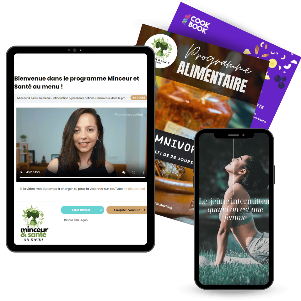 Aperçu du programme Minceur et Santé au menu