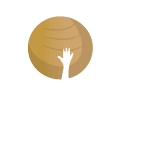 Femme au sol avec swiss ball doré